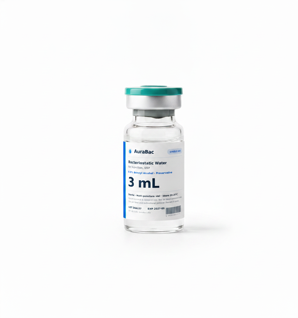 AuraBac 3 mL single-use vial